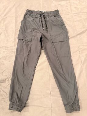 Iron Co. Men's Grey Stretch Cargo Jogger Pants - Size Medium